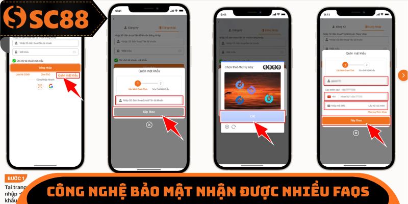 Công nghệ bảo mật cũng nhận được nhiều FAQs