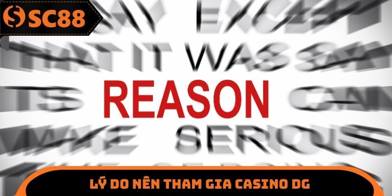 Lý do nên tham gia Casino DG